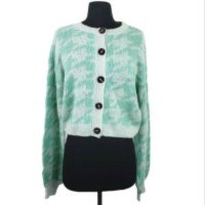 Wild Fable Houndstooth Cropped Sweater Large